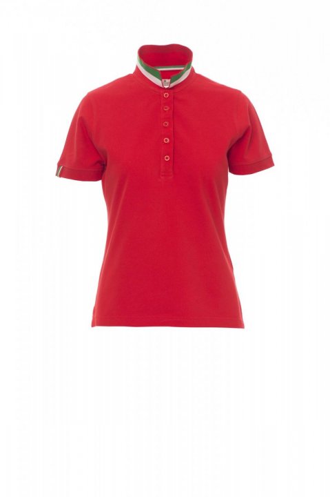 Nation Lady Polohemd ROT/ITALIEN