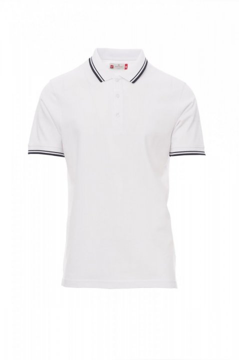 Skipper Polohemd WEISS/MARINEBLAU