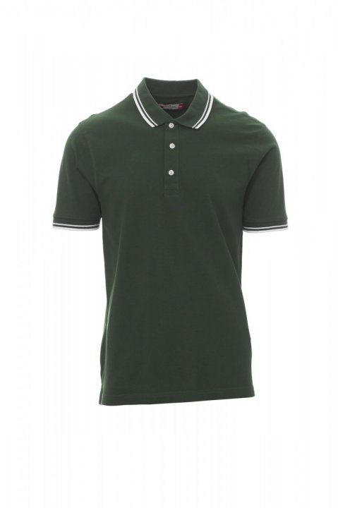 Skipper Polohemd EDENGRÜN/WEISS