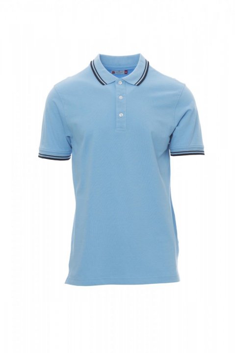 Skipper Polohemd HELLBLAU/MARINEBLAU