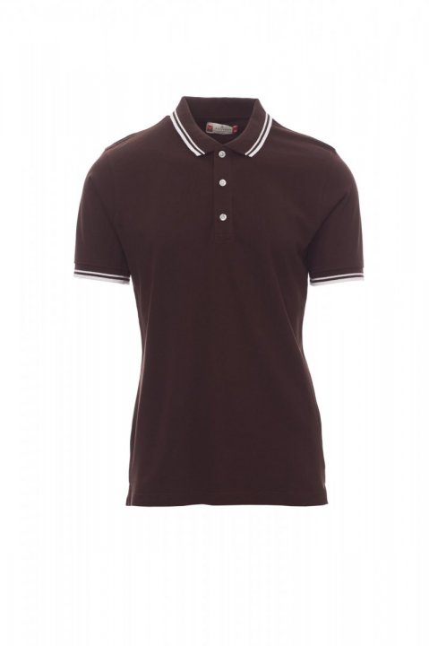 Skipper Polohemd BRAUN/WEISS