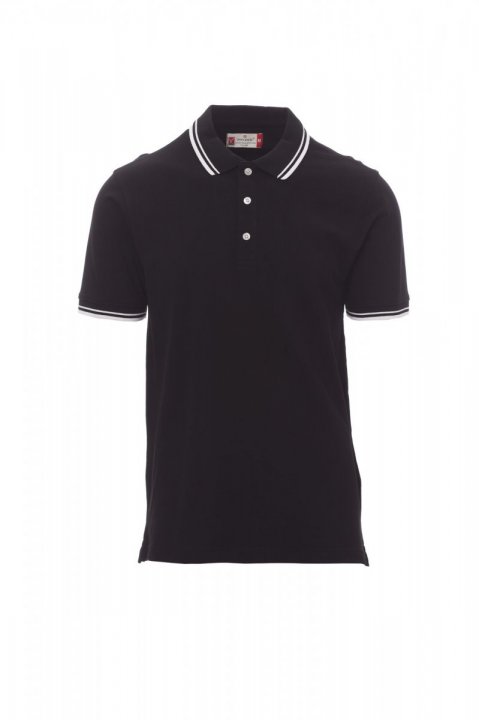 Skipper Polohemd SCHWARZ/WEISS