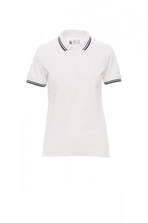 Skipper Lady Polohemd WEISS/MARINEBLAU