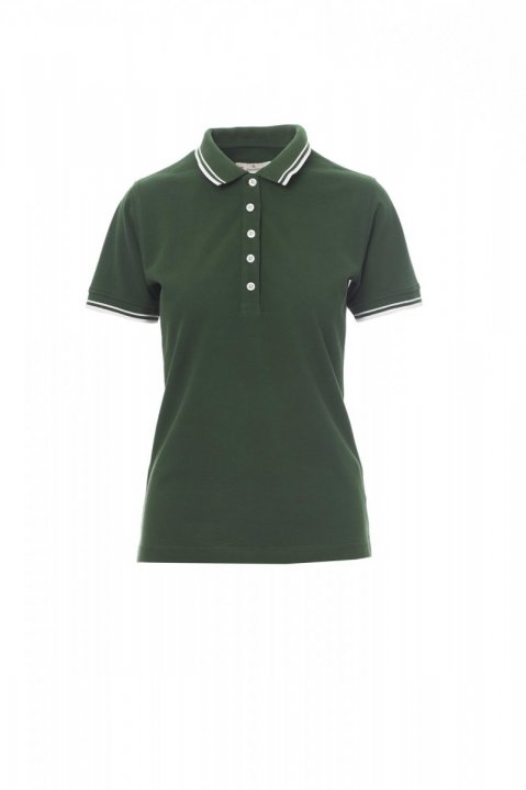 Skipper Lady Polohemd EDENGRÜN/WEISS