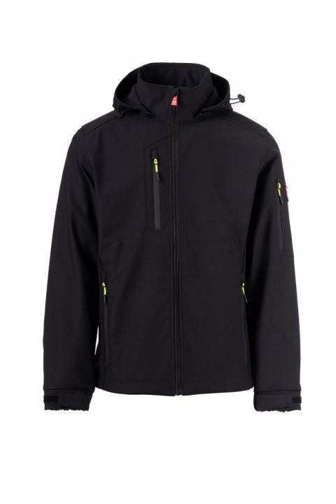 Creek Softshell-Jacke SCHWARZ