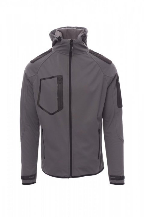 Extreme Softshell-Jacke STAHLGRAU/SCHWARZ