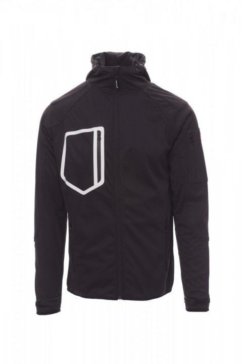 Extreme Softshell-Jacke SCHWARZ/SCHWARZ