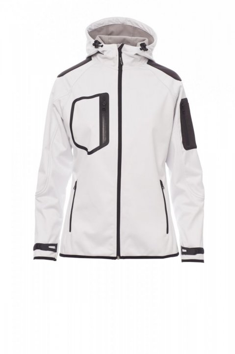 Extreme Lady Softshell-Jacke WEISS/SCHWARZ