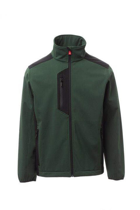 Galway Softshell-Jacke WALDGRÜN / Noir