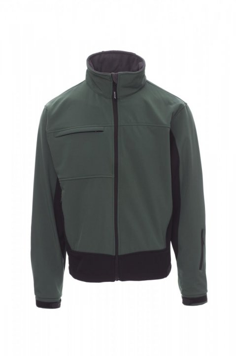 Storm Softshell-Jacke GRÜN/SCHWARZ