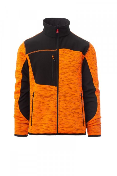 Travel Softshell-Jacke Orange fluo / Noir