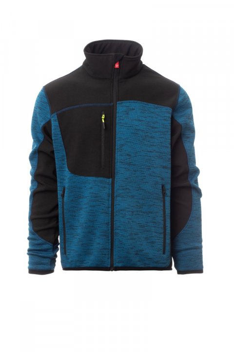Travel Softshell-Jacke BLAU MELIERT / Noir