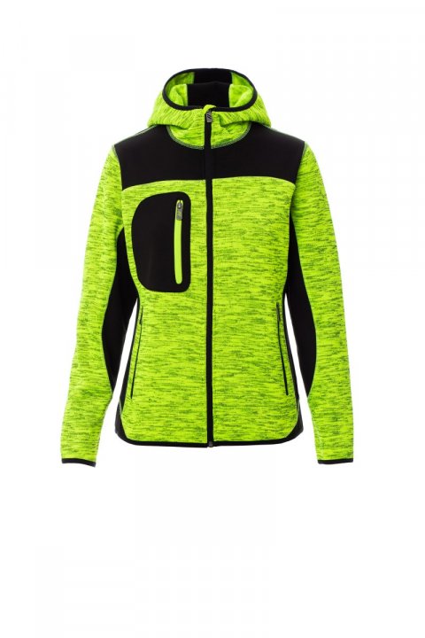 Trip Lady Softshell-Jacke FLUOGELB/SCHWARZ