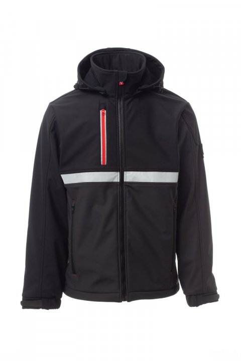 Wise Softshell-Jacke ANTHRAZIT/SCHWARZ