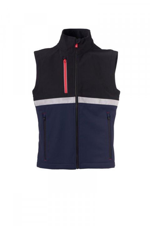Wise Softshell-Weste MARINEBLAU/SCHWARZ
