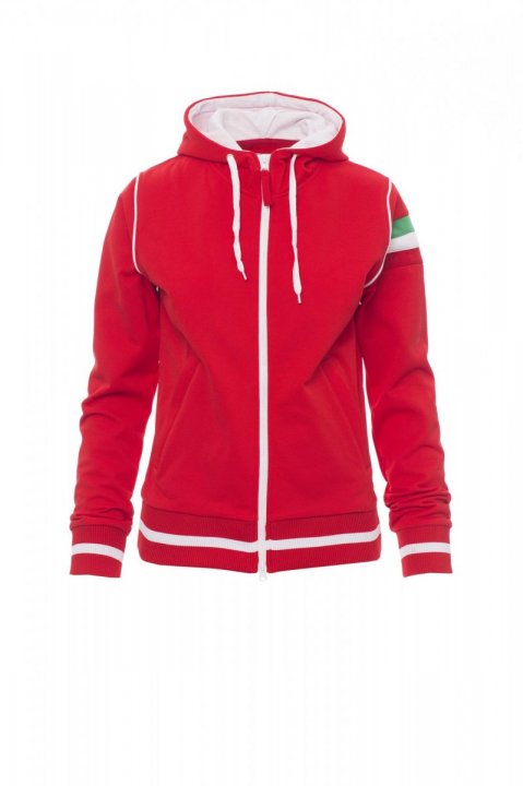 Kansas Sweatshirt Rouge / Blanc