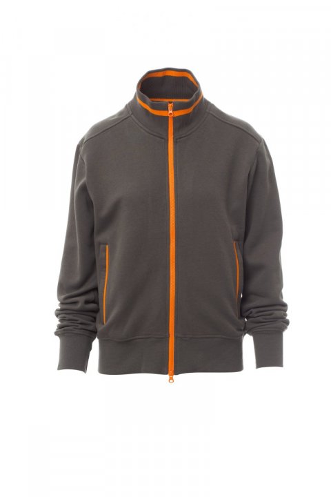 Melbourne Sweatshirt RAUCHGRAU/ORANGE
