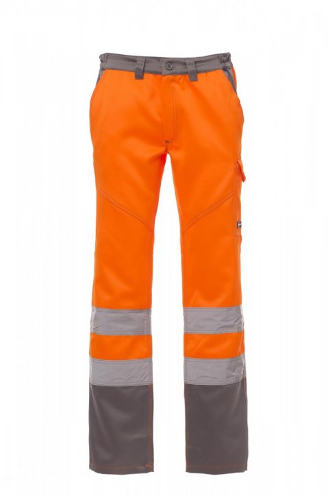 Charter/Winter Arbeitshose Orange fluo / STAHLGRAU