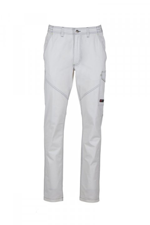 Worker Stretch Summer Arbeitshose WEISS