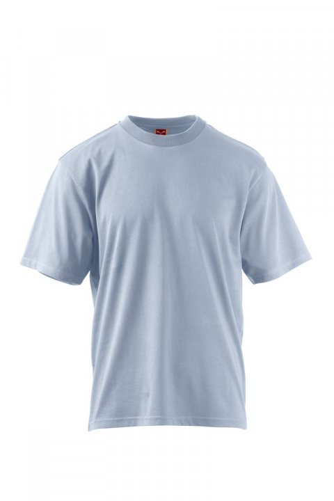 Cool T-Shirt WOLKIGES HELLBLAU