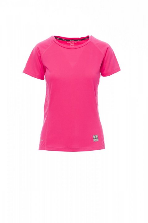 Running Lady T-shirt FLUO-Fuchsia