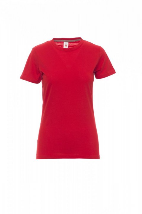 Sunset Lady T-shirt Rouge