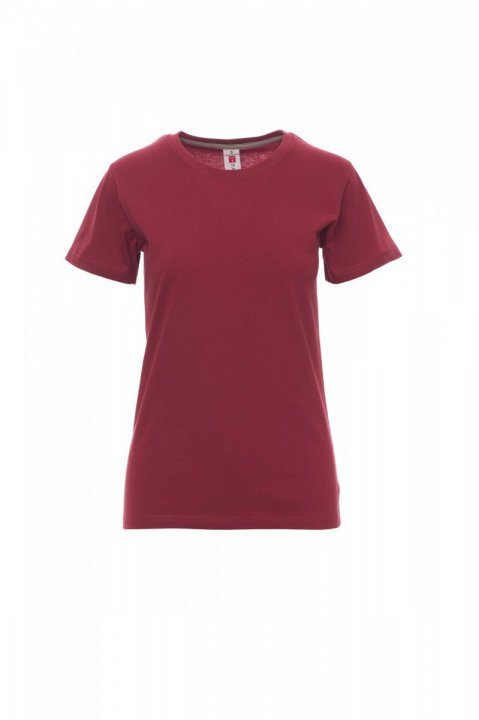 Sunset Lady T-shirt Bordeaux