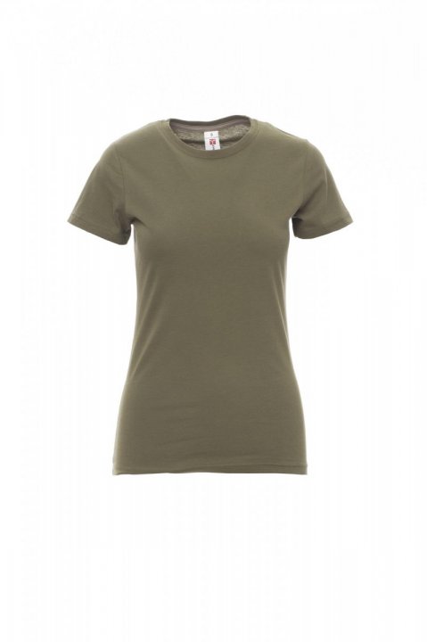 Sunset Lady T-shirt MILITÄRGRÜN