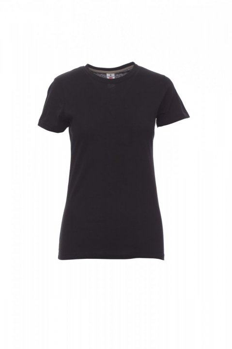 Sunset Lady T-shirt Noir