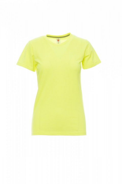 Sunset Lady Fluo T-shirt Jaune fluo