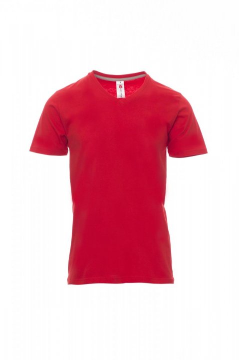 V-Neck T-shirt Rouge
