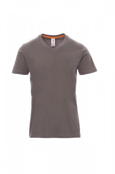 V-Neck T-shirt RAUCHGRAU