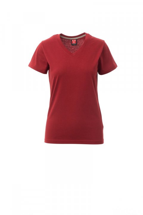 V-Neck Lady T-Shirt BORDEAUX