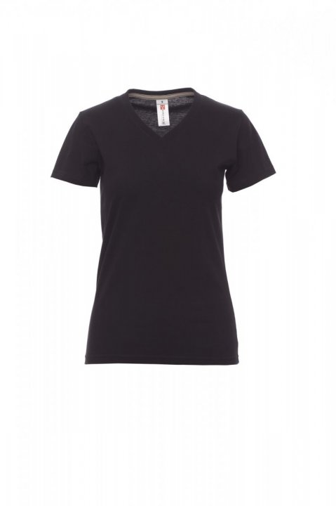 V-Neck Lady T-Shirt SCHWARZ