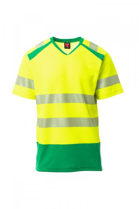 Way T-shirt Jaune fluo / Vert vif