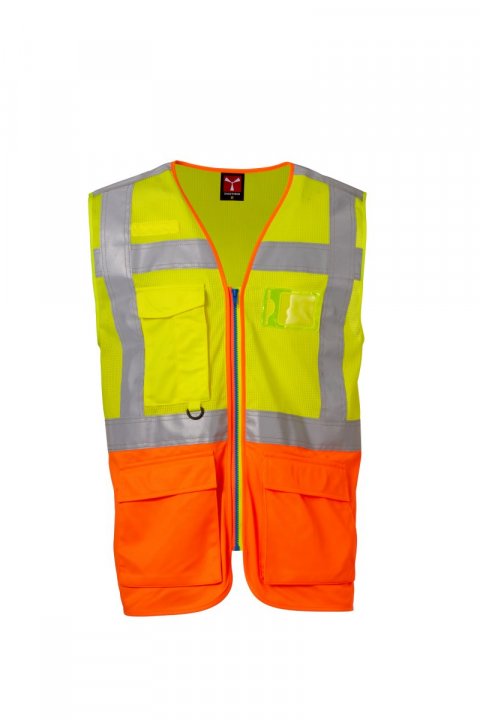 Extra Mesh Weste Jaune fluo / Orange fluo