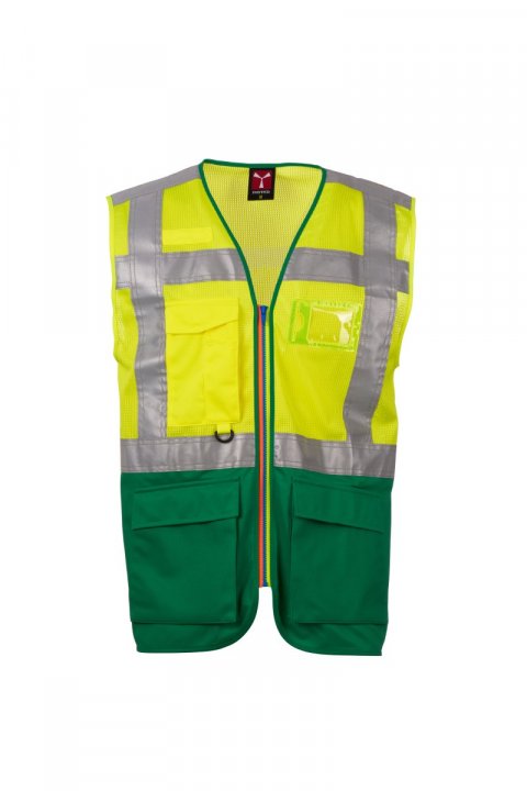 Extrovert Mesh Weste FLUOGELB/GELEEGRÜN