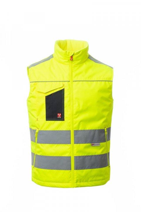 Task Weste Jaune fluo / Bleu marine