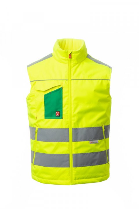 Task Weste Jaune fluo / Vert vif