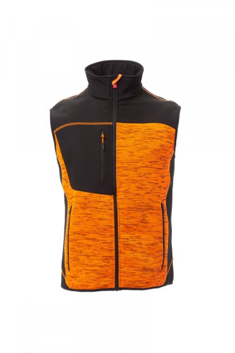 Tour Weste Orange fluo / Noir
