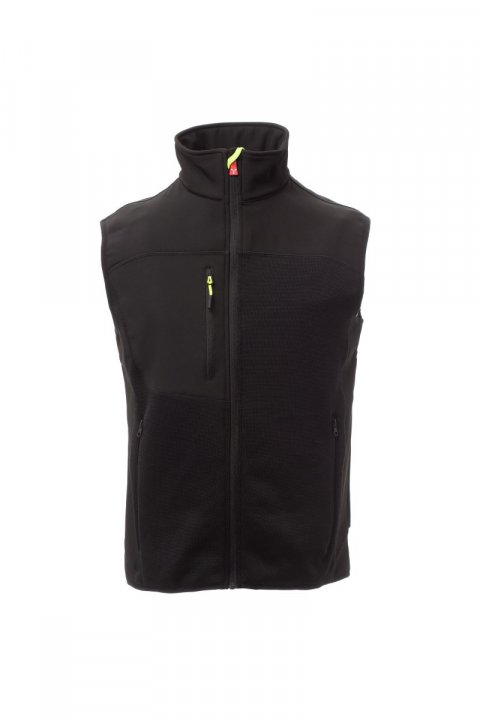 Tour Weste Noir / Noir-Jaune fluo