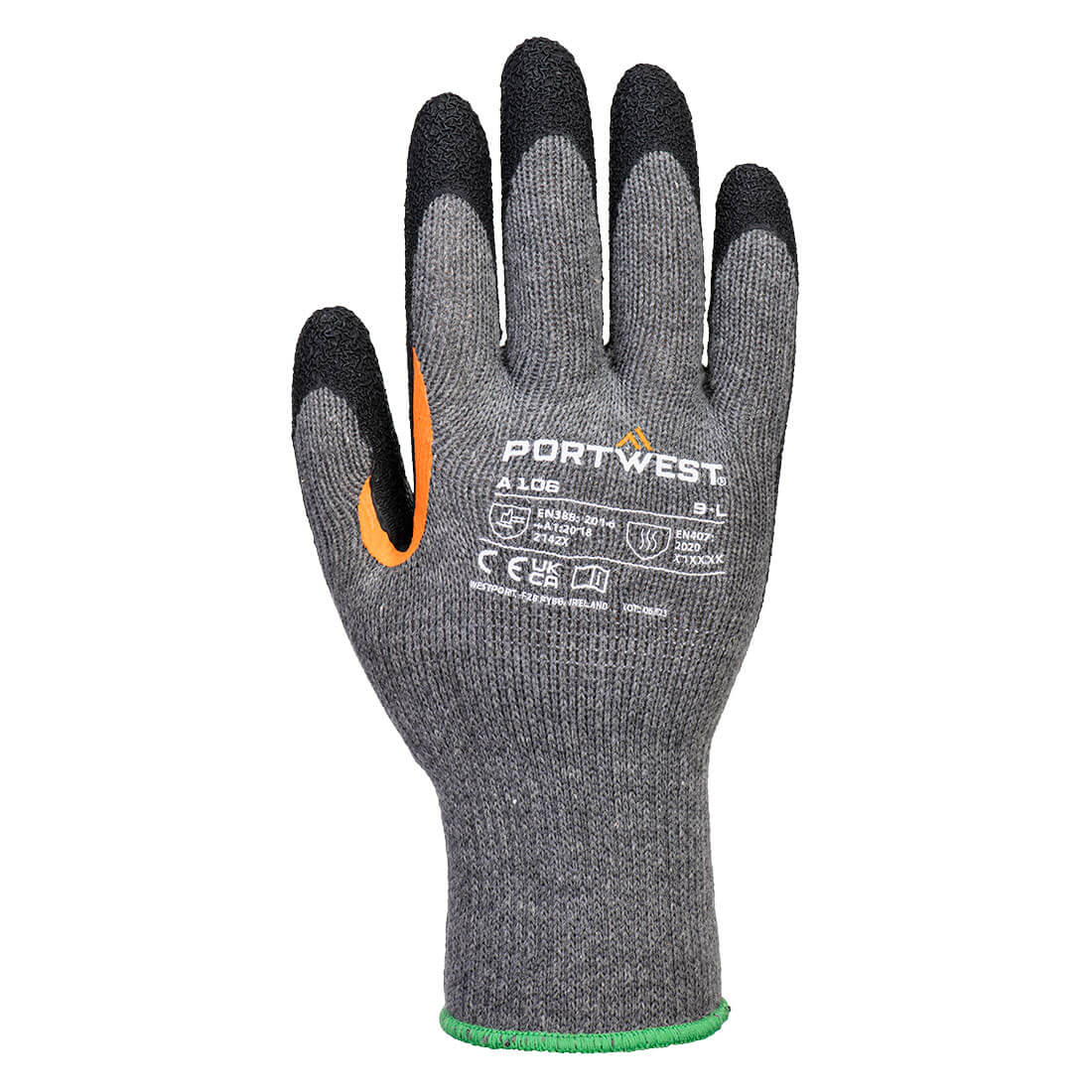 Grip 10 Latex-Handschuh mit verstärktem Daumen (Pk12) 2