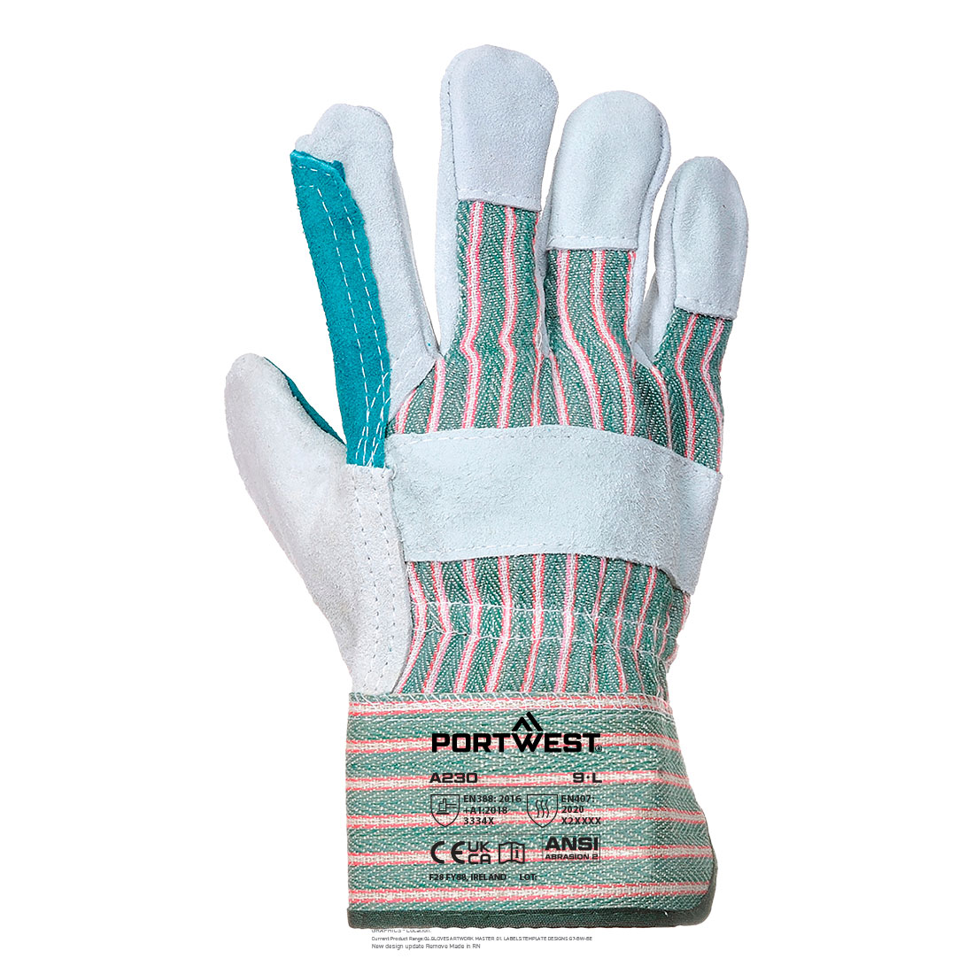 Double Palm Rigger Handschuh 2