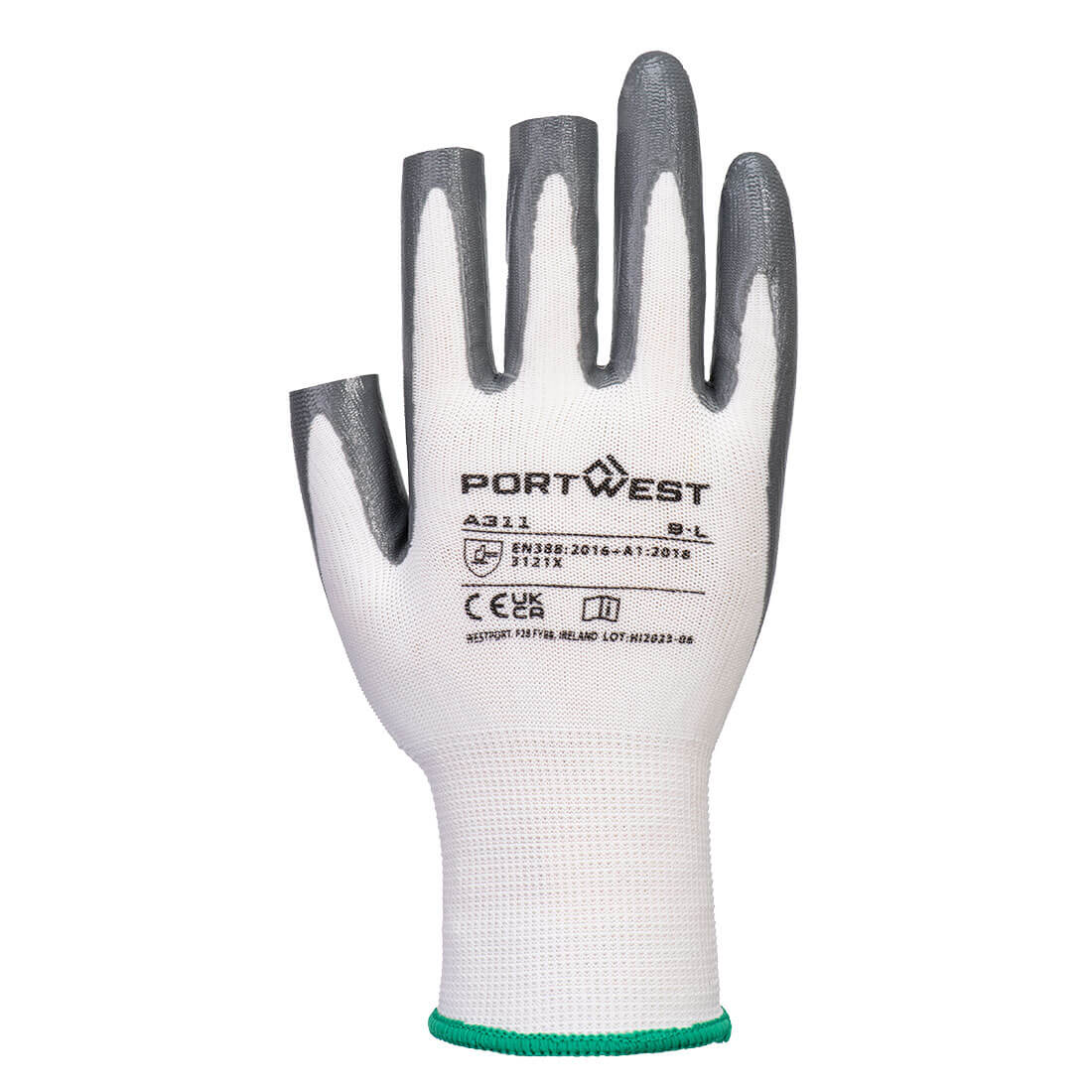 Grip 13 Nitril 3 Fingerlose Handschuhe (Pk12) 2