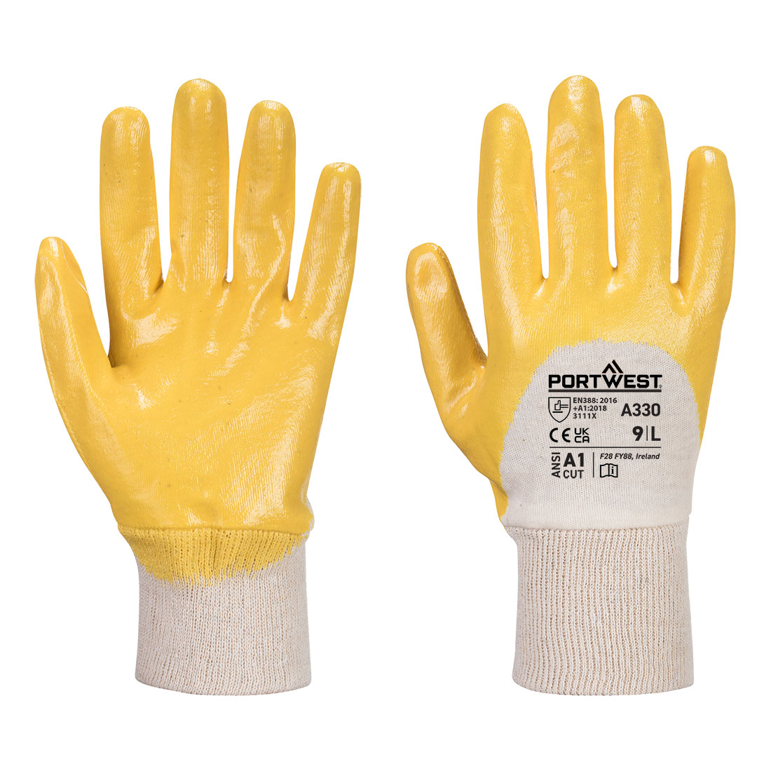 Dünner Nitrilhandschuh Mit Strickbund 3
