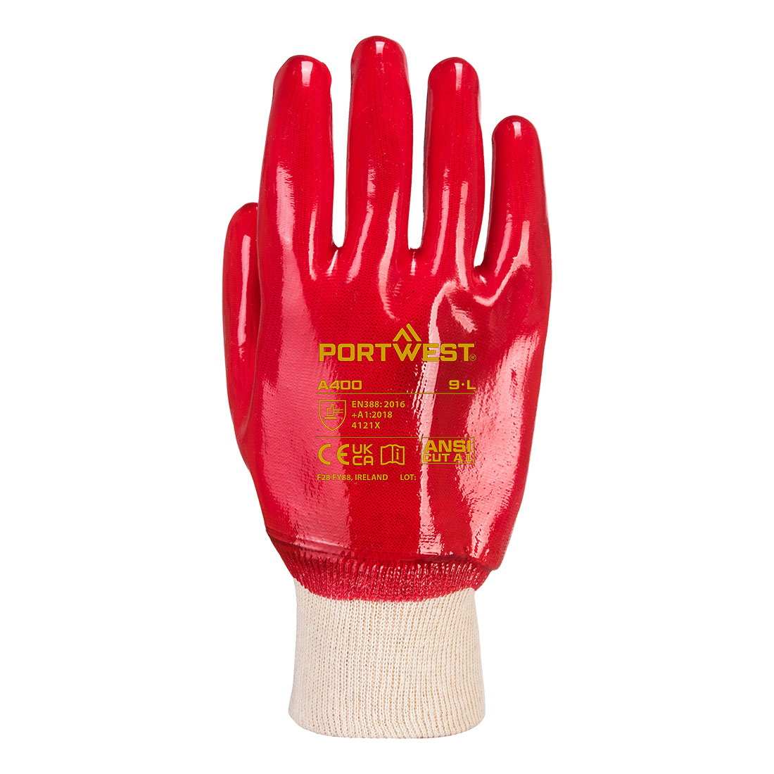 PVC-Strickbund-Handschuh 2
