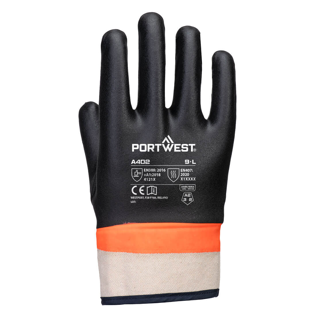 Grip PVC Sandy Double Dipped Handschuh 2