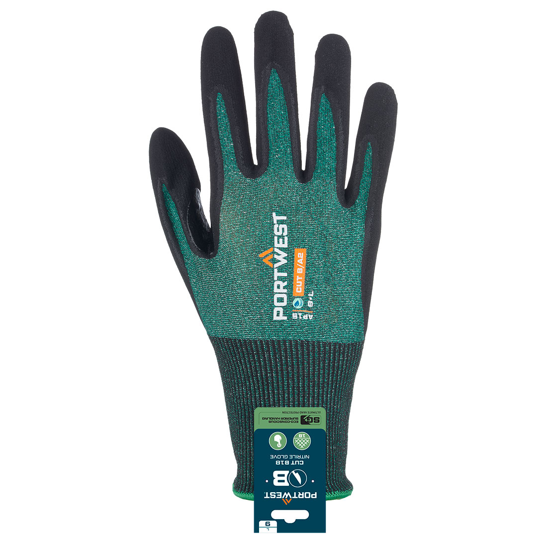 SG Cut B18 Nitril-Handschuh (Einzelhandelsverpackung) 2