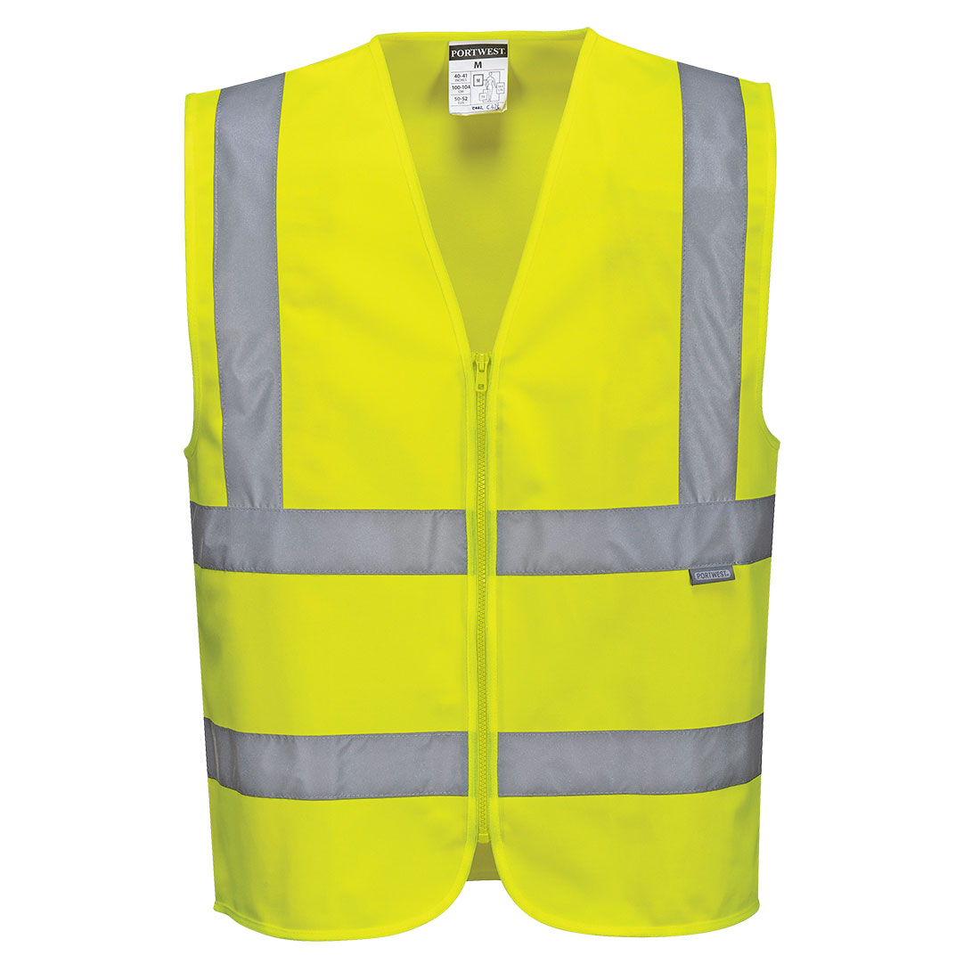 Hi-Vis Weste mit Schulterreflexband 3