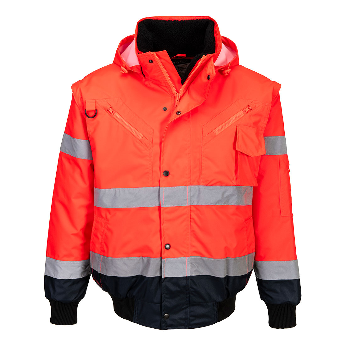 Hi-Vis 3-in-1 Kontrast Pilotjacke 3